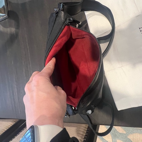 NWT Hammitt Large VIP Black/Gunmetal Crossbody - Picture 14 of 15